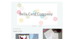 Desktop Screenshot of bellacardco.blogspot.com