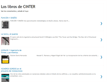 Tablet Screenshot of cinter-libros.blogspot.com