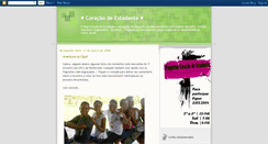 Desktop Screenshot of coracaodestudante.blogspot.com