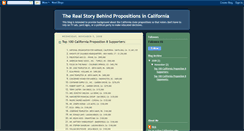 Desktop Screenshot of california-propositions.blogspot.com