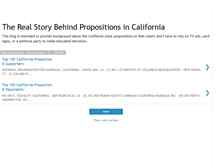 Tablet Screenshot of california-propositions.blogspot.com