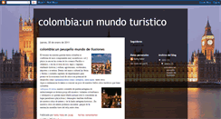 Desktop Screenshot of colombiaunsuenoturistico.blogspot.com