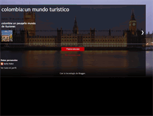 Tablet Screenshot of colombiaunsuenoturistico.blogspot.com