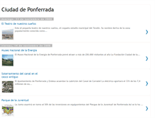 Tablet Screenshot of ponferradacity.blogspot.com