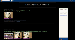 Desktop Screenshot of kimkardashianfanatic.blogspot.com