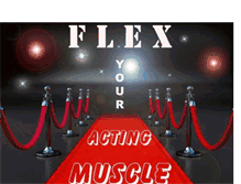 Tablet Screenshot of flexyouractingmuscle.blogspot.com