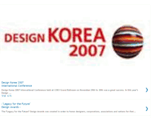 Tablet Screenshot of designkorea.blogspot.com