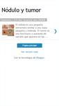 Mobile Screenshot of noduloytumor.blogspot.com