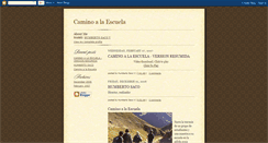 Desktop Screenshot of caminoalaescuela.blogspot.com