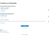 Tablet Screenshot of caminoalaescuela.blogspot.com