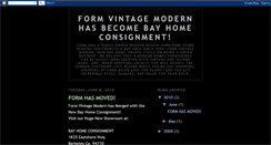 Desktop Screenshot of formvintagemodern.blogspot.com