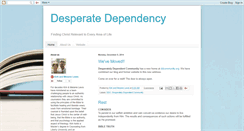 Desktop Screenshot of desperatedependency.blogspot.com