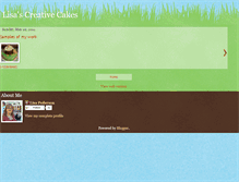 Tablet Screenshot of lisascreativecakes.blogspot.com