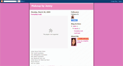 Desktop Screenshot of makeupbyjenny.blogspot.com