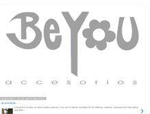 Tablet Screenshot of beyouaccesorios.blogspot.com