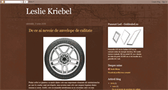 Desktop Screenshot of lesliekriebel.blogspot.com