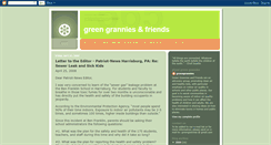 Desktop Screenshot of greengrannies.blogspot.com