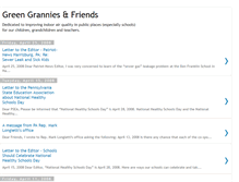 Tablet Screenshot of greengrannies.blogspot.com