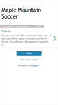 Mobile Screenshot of maplemountainsoccer.blogspot.com