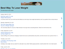 Tablet Screenshot of bestway-to-loseweight.blogspot.com