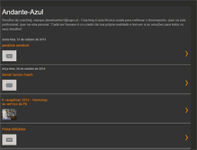 Tablet Screenshot of andanteazul.blogspot.com