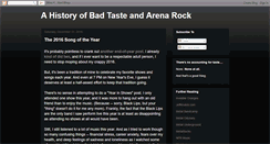 Desktop Screenshot of ahistoryofbadtaste.blogspot.com