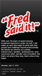 Mobile Screenshot of fredsaidit.blogspot.com