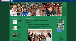Desktop Screenshot of jovenesconenriquepenanieto.blogspot.com