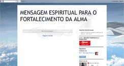 Desktop Screenshot of mensagemespiritualparaalma.blogspot.com