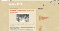 Desktop Screenshot of elainestolt.blogspot.com