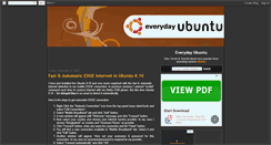 Desktop Screenshot of everydayubuntu.blogspot.com