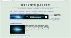 Desktop Screenshot of mysticsgarden.blogspot.com