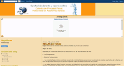 Desktop Screenshot of catedraprocesalpenal.blogspot.com