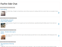 Tablet Screenshot of foxfiresidechat.blogspot.com