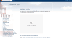 Desktop Screenshot of pile-load-test.blogspot.com