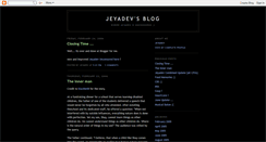 Desktop Screenshot of jeyadev.blogspot.com