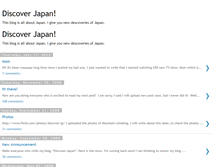 Tablet Screenshot of discover-jp.blogspot.com