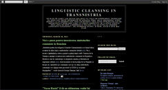 Desktop Screenshot of linguisticleansing.blogspot.com