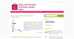 Desktop Screenshot of cheaprazorkickscooters.blogspot.com