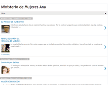 Tablet Screenshot of ministerio-ana.blogspot.com