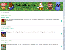 Tablet Screenshot of animalcrossingnotebook.blogspot.com
