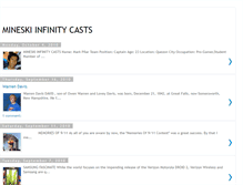 Tablet Screenshot of mineskiinfinitycasts.blogspot.com