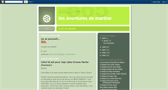 Desktop Screenshot of lesaventuresdemartine.blogspot.com