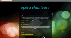 Desktop Screenshot of operachanteuse.blogspot.com