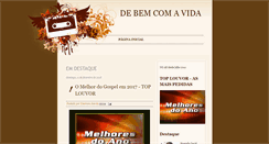 Desktop Screenshot of debemcomavidanoar.blogspot.com