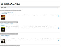 Tablet Screenshot of debemcomavidanoar.blogspot.com