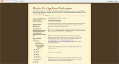 Desktop Screenshot of manitoparkorg.blogspot.com