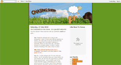 Desktop Screenshot of chasing-sheep.blogspot.com