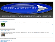 Tablet Screenshot of myjournalofrandomthings.blogspot.com