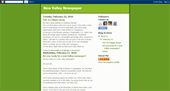Desktop Screenshot of newvalleynewspaper.blogspot.com